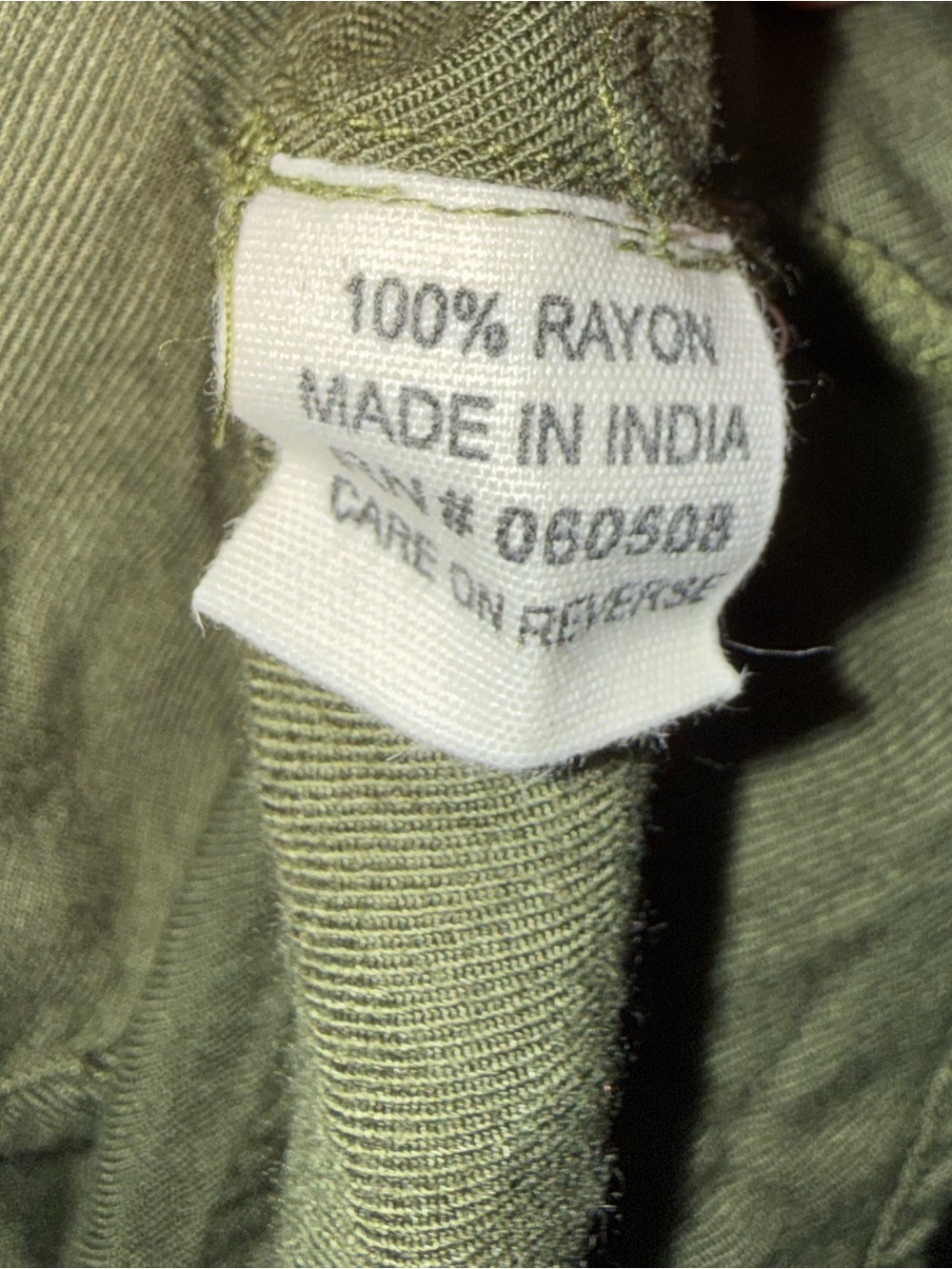 Angie Olive Utility Drawstring Jacket - Picture 4 of 4